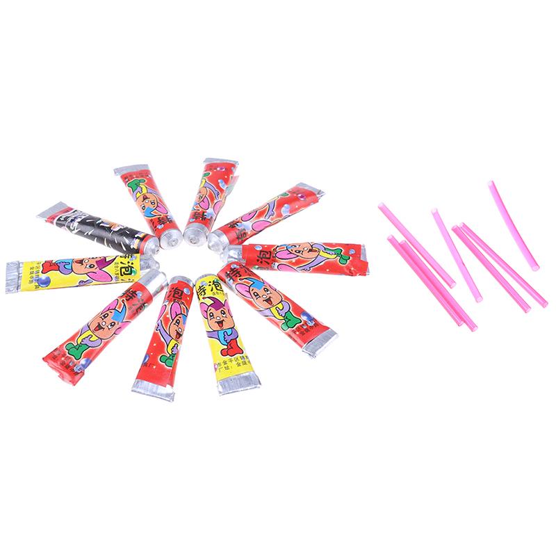 10шт пузырь клей дети дует пузырь мяч игрушки для детей космический шар игрушка