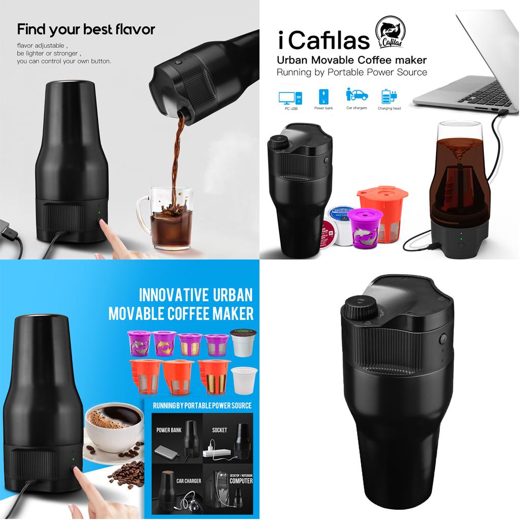 Mini Portable Manual USB Coffee Machine Espresso Maker for Home Travel Camping