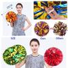 Multicolors Kids Game Pom Poms 25cm Cheering Ball  Dance Party Concert Decorator