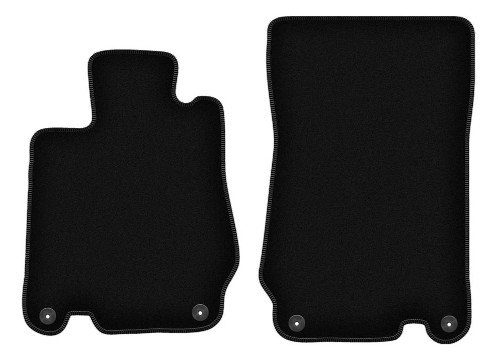 BASIC front velour floor mats for: Mercedes SL R230 roadster (2001-2011)