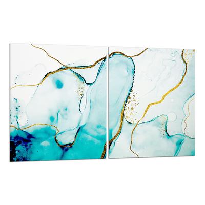 2x GLASS PROTECTIVE PLATE FOR STOVE 40x52 FASHIONABLE
