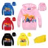 Толстовка с капюшоном Poppy Bobble из мультфильма Dreamworks Trolls для детей Мягкая и стильная хлопковая одежда