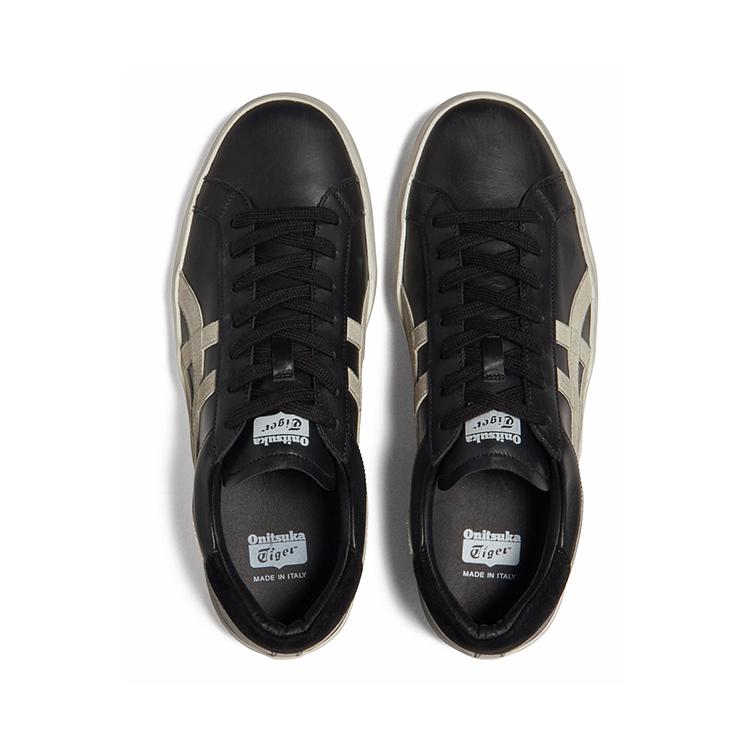 ONITSUKA TIGER Износостойкие Низкие Повседневные Кроссовки Унисекс Черный Белый 1183C550-001