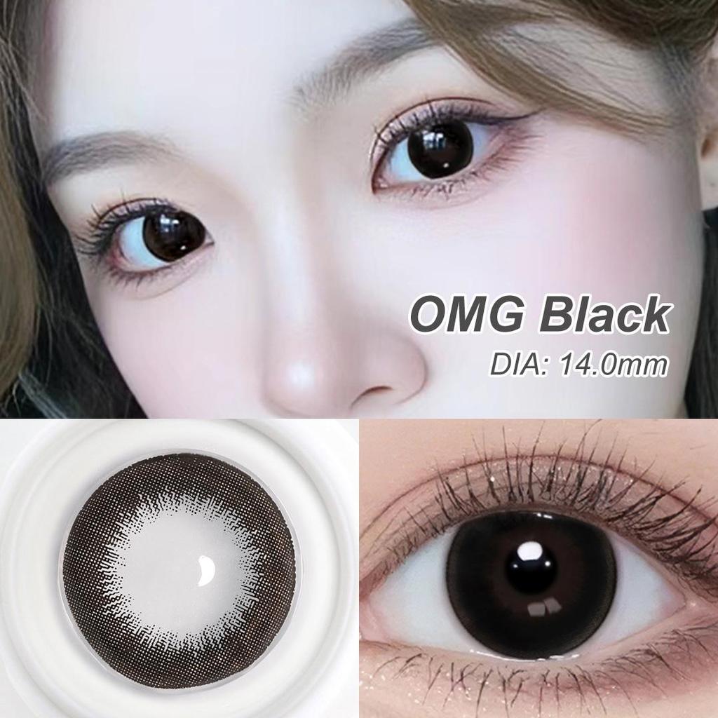 0~-6.00 Colored Contact Lense Magister 14mm Brown/Gray Natural Contact Lenses OMG Series