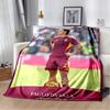 AS Roma Логотип Щит с Волчицей Бордовый Золотой Вертикальная Полоса Печать Мягкое Фланелевое Плед Теплый Декор для Дивана Кровати Покрытие Для Футбольных Фанатов