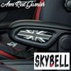 SKYBELL Armrest Garnish Sticker Mini Cooper BMW MINI F60 Crossover Accessory Convenient Goods (Black Jack)
