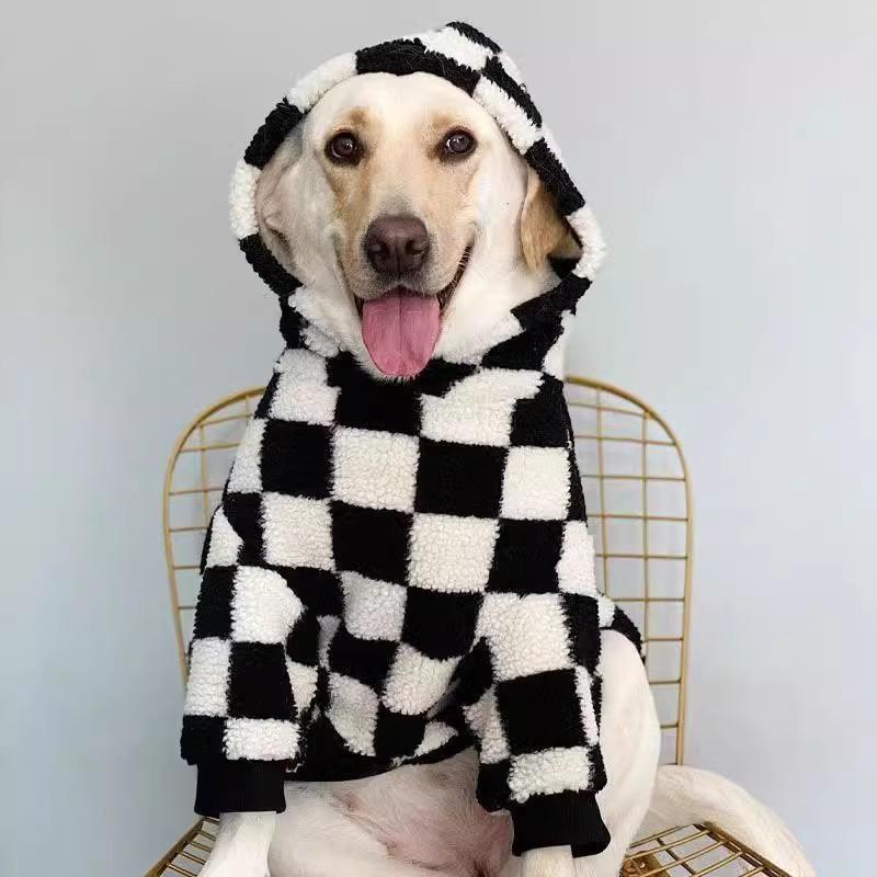 Large Pet Clothes Winter Big Dog Hoodie Coat Corgi Shiba Inu Border Collie Samoyed Husky Labrador Golden Retriever Clothing