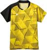 VICTAS Table Tennis Game Shirt Table Tennis Mustard Size 512302 V-NGS303, J.T.T.A (Japan Association) Approved, Unisex, (3300), S,