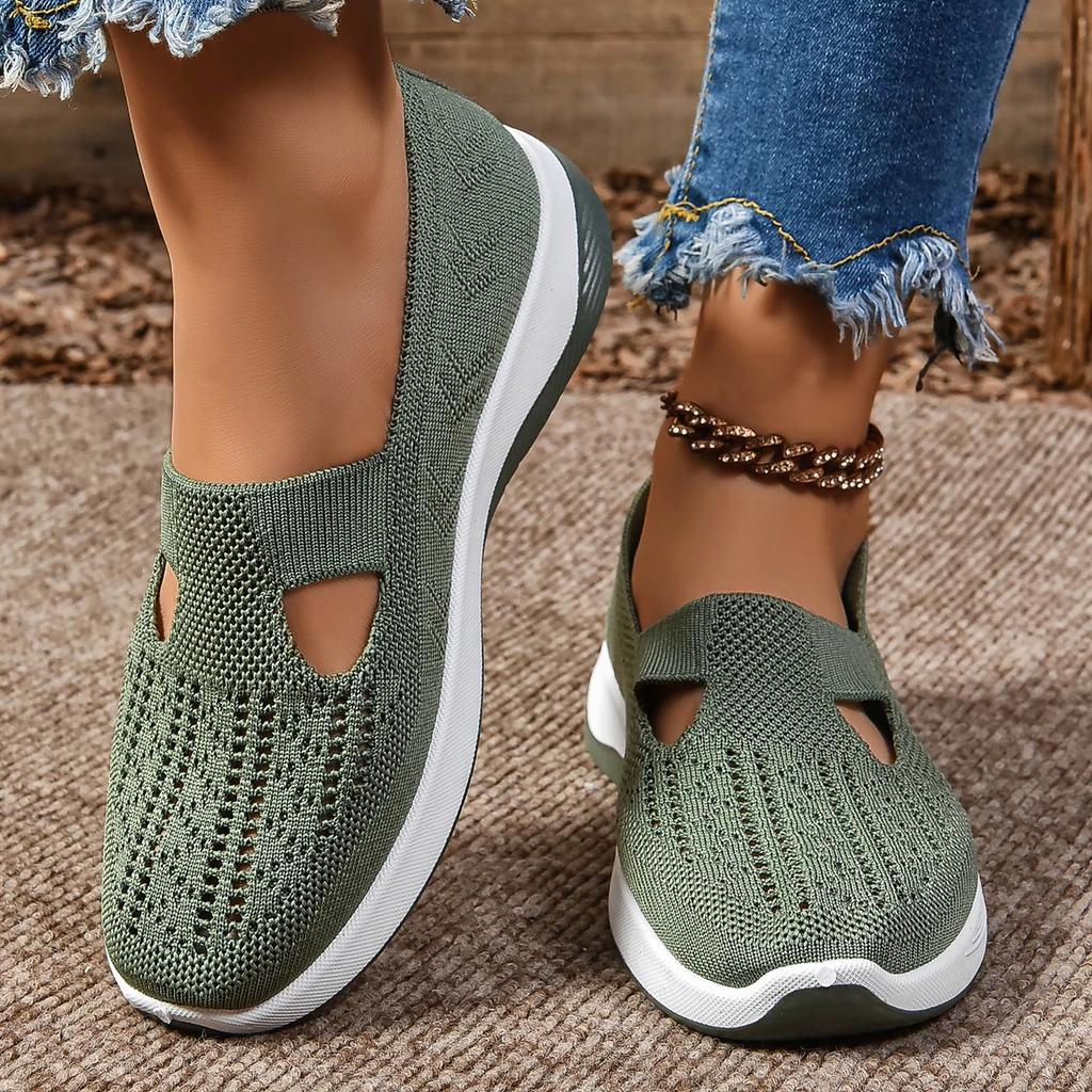 Модные женские туфли весна/осень Flas Slip on Light Causal Loafers для женщин Outdoor Round Toe Flat Shoes Shallow Anti-slip Platform Shoes