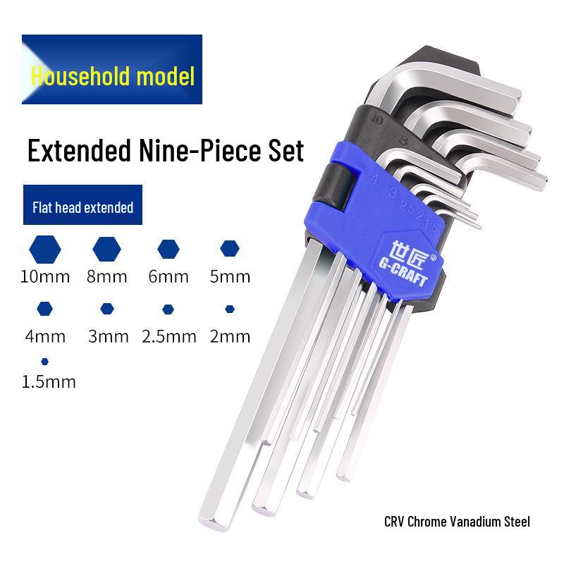Набор из 9 шестигранных ключей Torx и квадратных