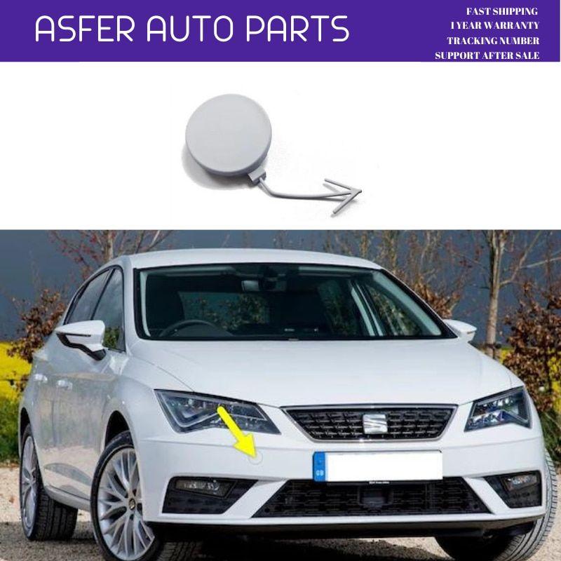 Крышка фаркопа переднего бампера для Seat Leon Mk3 2017-2020 Oem 5F0807241C