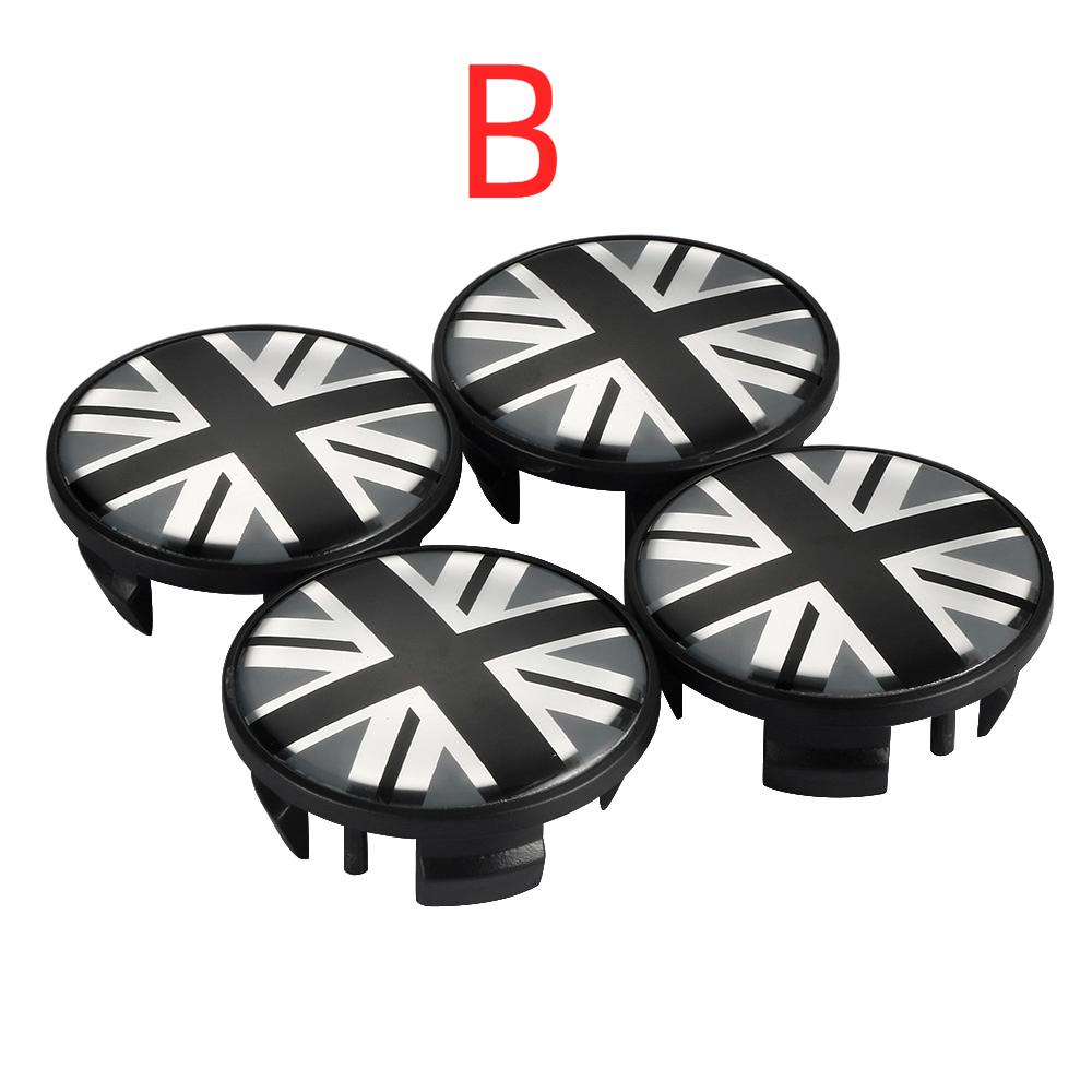 4 шт., 54 мм, колпаки для центральных колес автомобиля из АБС-пластика, эмблема, внешние аксессуары для M/ini Cooper JCW One + S Countryman R55 R56 R57 R60