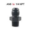 Aluminum Straight Fuel Hose Adapter Pipe Thread Fitting AN3 AN4 AN6 AN8 AN10 AN12 To 1/8NPT 1/4NPT 3/8NPT 1/2NPT 3/4NPT Fuel System Fittings7