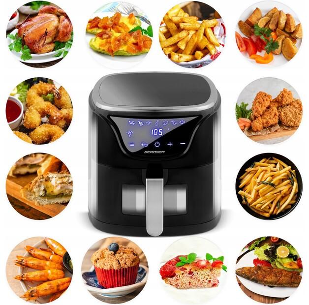 Фритюрница Berdsen BD-652 черный серебристый