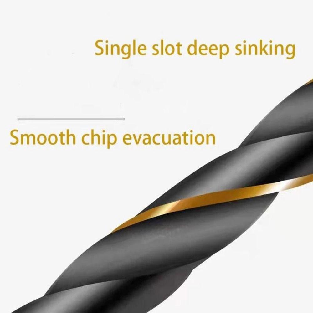 Набор из 8 сверл с титановым покрытием 3-6,5 мм Прочные спиральные сверла Для сверления металла