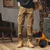 Мужские брюки-карго JAYSCE с несколькими карманами, зимние флисовые теплые брюки в стиле милитари, мужские уличные тактические брюки для мужчин, брюки-карго Y2k