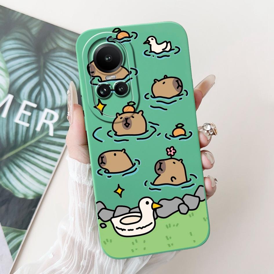 Чехол для OPPO Reno 10 CPH2531 Reno10 5G Чехол Модный Цветок Ромашки Защита Камеры Мягкий Чехол Для OPPO Reno 10 Pro CPH2525 Coque