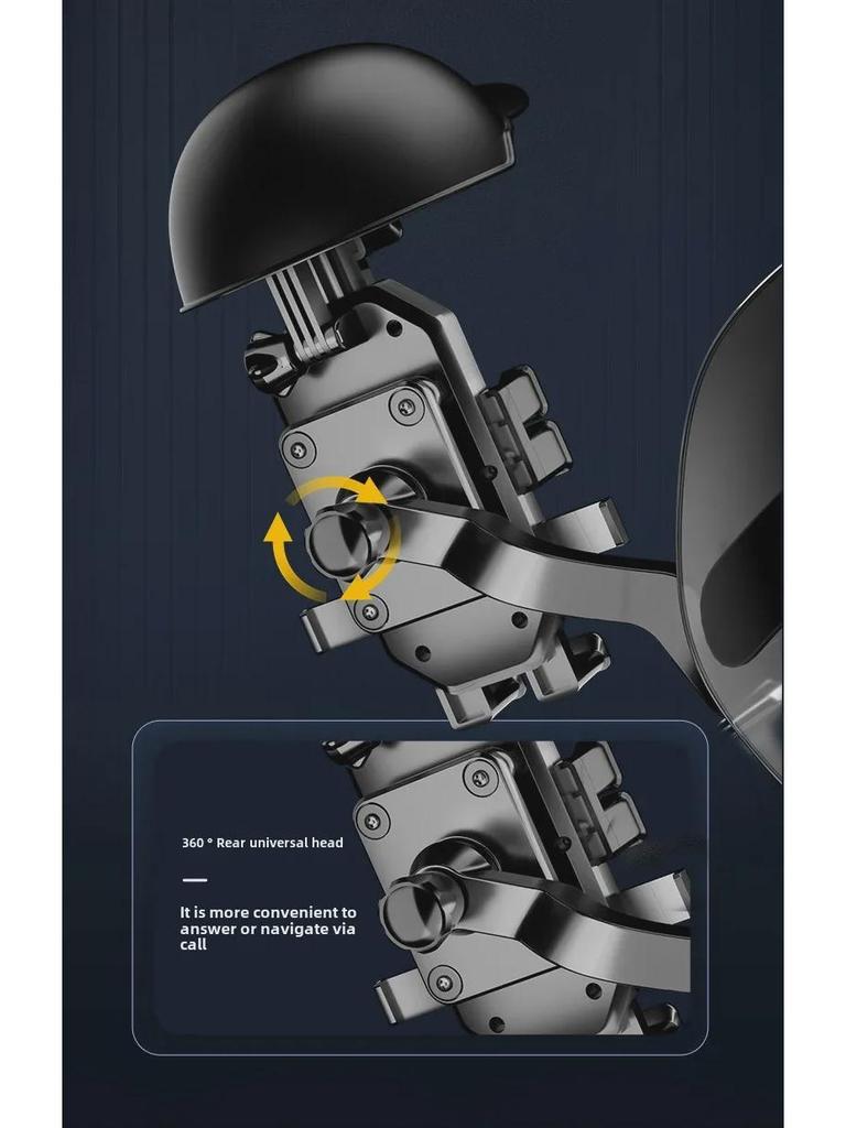 Водонепроницаемый солнцезащитный держатель для мобильного телефона на шлем, для мотоцикла, велосипеда - Дизайн "Осьминог"