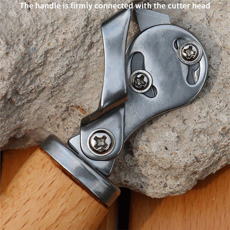 ABWR-Cutting Ручной DIY Инструмент для изготовления изделий из кожи Нож для обрезки кожи Прямой Изогнутый Край Обрезка Ручной Инструмент Нож