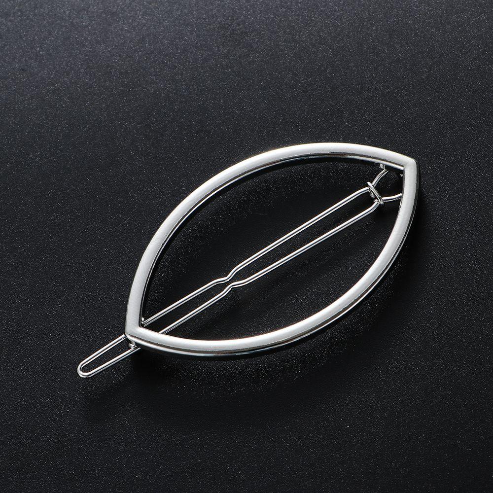Hair Ornaments Moon Circle Hairgrip Metal Hairpins Woman Hair Accessories Triangle Hair Clip