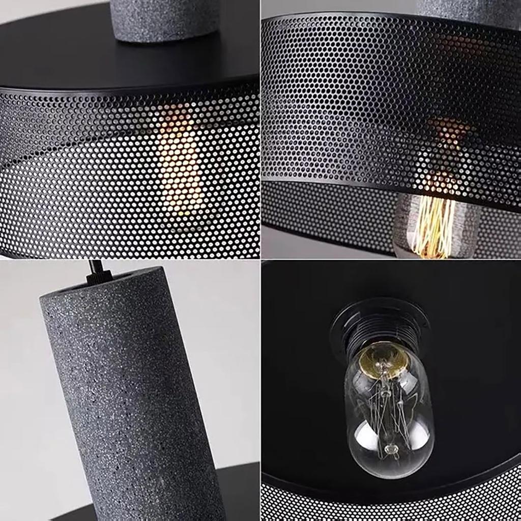 Ресторан Люстра с одной головкой Бар Настольная лампа Витрина Ретро индустриальный стиль Цементный подвесной светильник