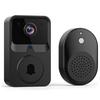 Wireless Video Doorbell Camera with Chimes Rechargeable 2 Way Sound Doorbell Night Visible Outdoor Door Bells Video