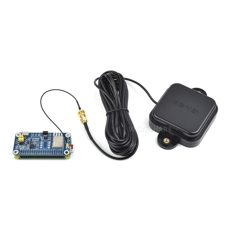 GNSS L1+L2+L5 Multi-GNSS & Multi-Frequency Active Antenna, SMA-J Connector, Supports Multi-GNSS Positioning Systems