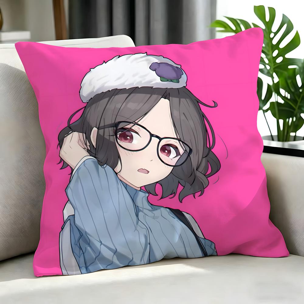 anime Girls Band Cry Cushion Cover Cushion Cover Set Pcs x x x Pillowcase Decorative Sofa Home Decor