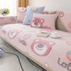 Sofa Cushion Winter Cartoon Non-Slip Cushion Cover Towel Cute Thickening Plush Sofa Cover