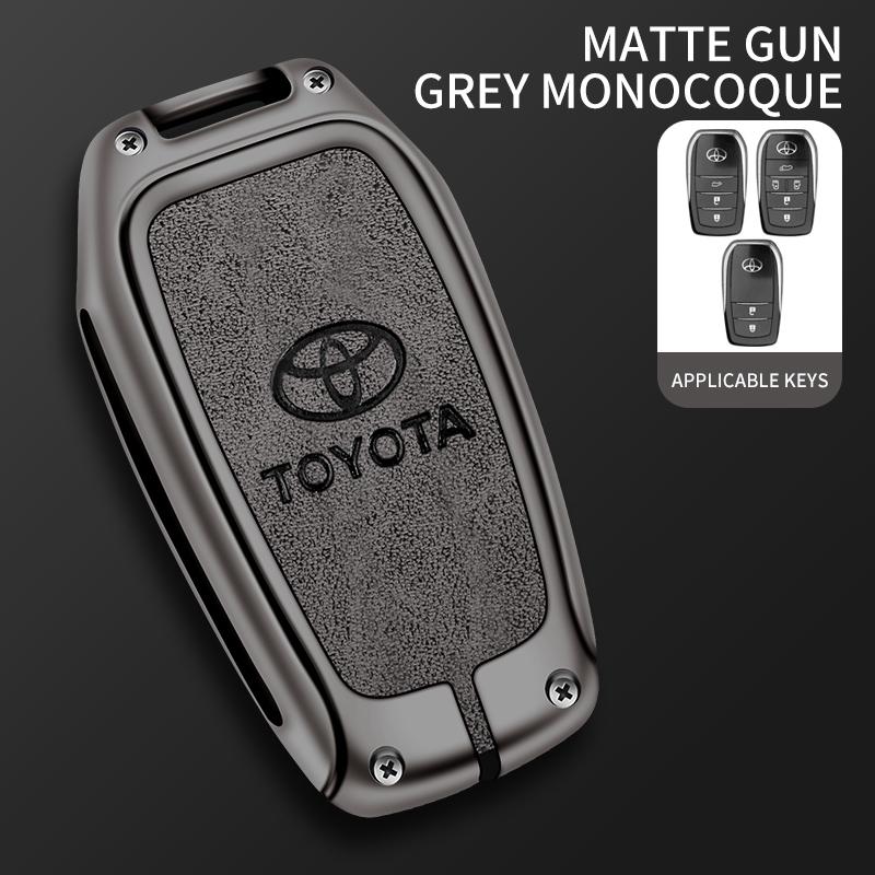 Чехол-оболочка для корпуса автомобильного ключа для Toyota Land Cruiser 200 Prado Crown Yaris Cross Hilux Innova Fortuner Camry Alphard PREVIA Vellfire