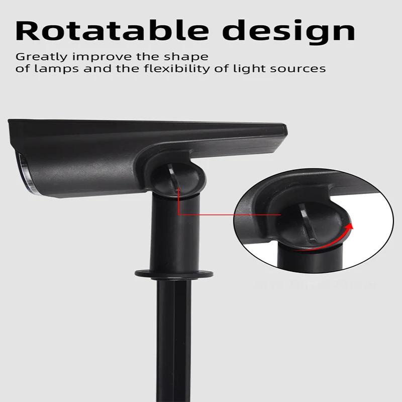 Светодиодные солнечные садовые светильники - IP65 Водонепроницаемые, для установки в грунт/на стену, уличное освещение