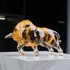 Cow Ornaments Crystal Cow Breath Light Luxury Desk Decorations Home Accessories Living Room Tv Cabinet Wine Cooler