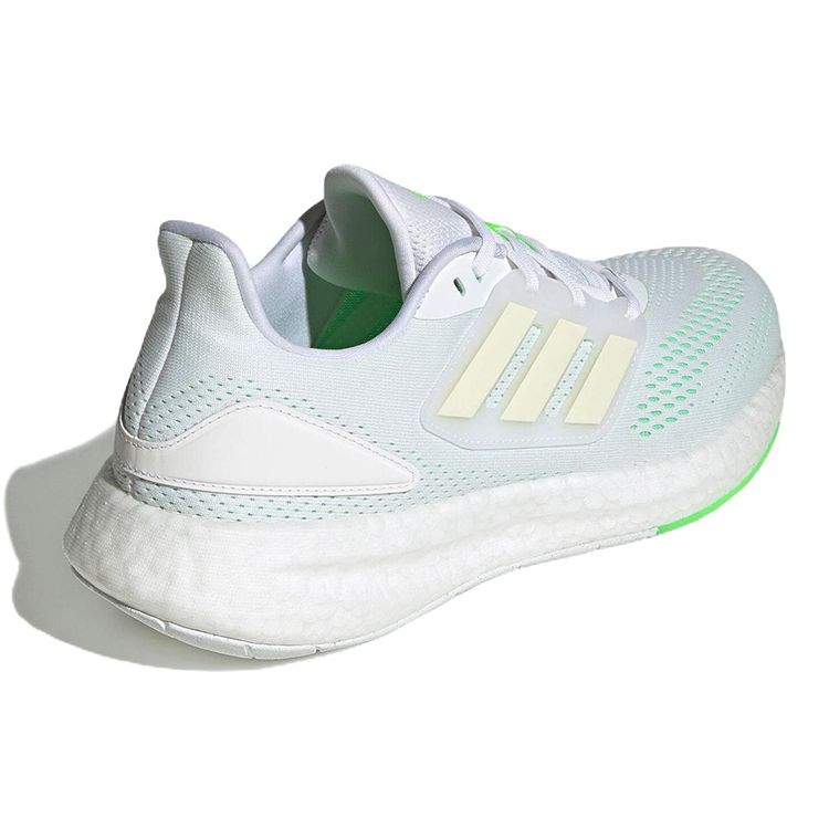 adidas PureBoost 22 White Beam Green Мужские кроссовки Cloud-White GZ5175