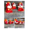 Plush Horse Hugging Fish Doll Soft Skin-friendly Stuffed Animal 2026 New Year Red Horse Plushie Festive Symbol for Success