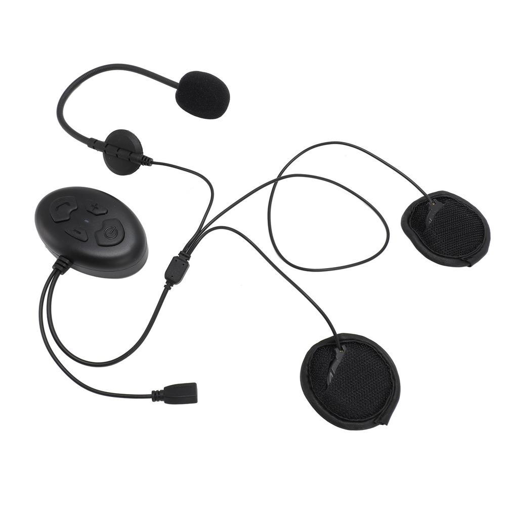 Motorcycle Bluetooth Headset HiFi Stereo Sound Support GPS Navigation Hands Free Music Call