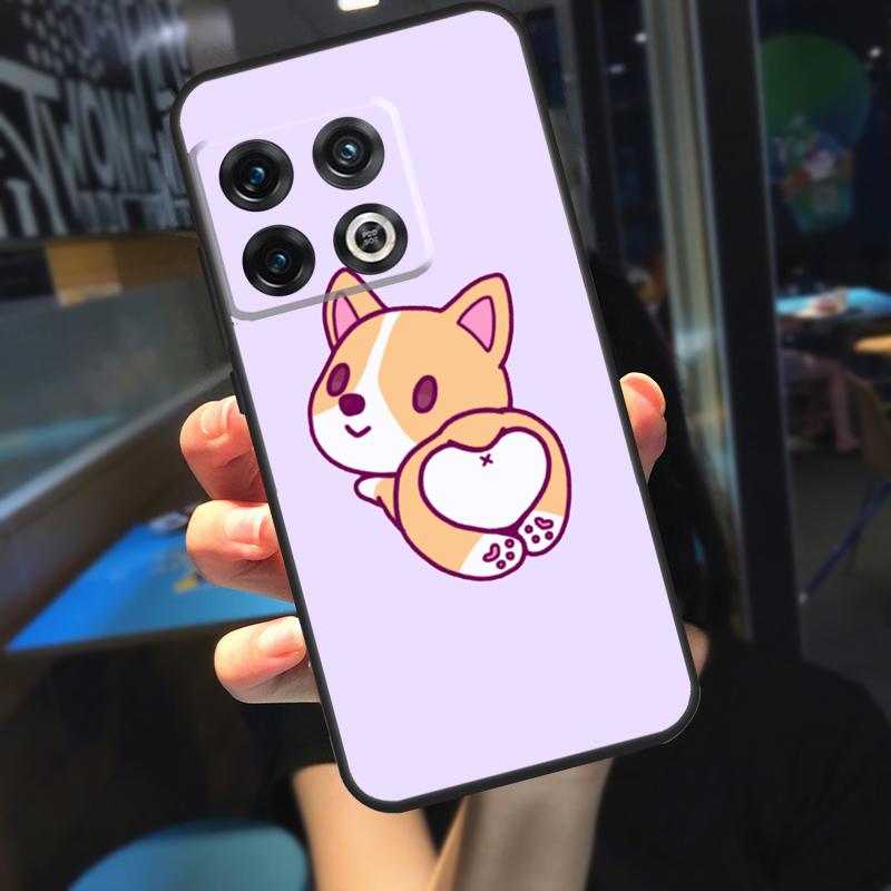 Мультяшная валлийская собака Шиба Корги Чехол Для OnePlus 13 12 R 11 9 10 Pro 8T 9RT 10T OnePlus Nord 4 CE 2 3 Lite N30 N20 Чехол