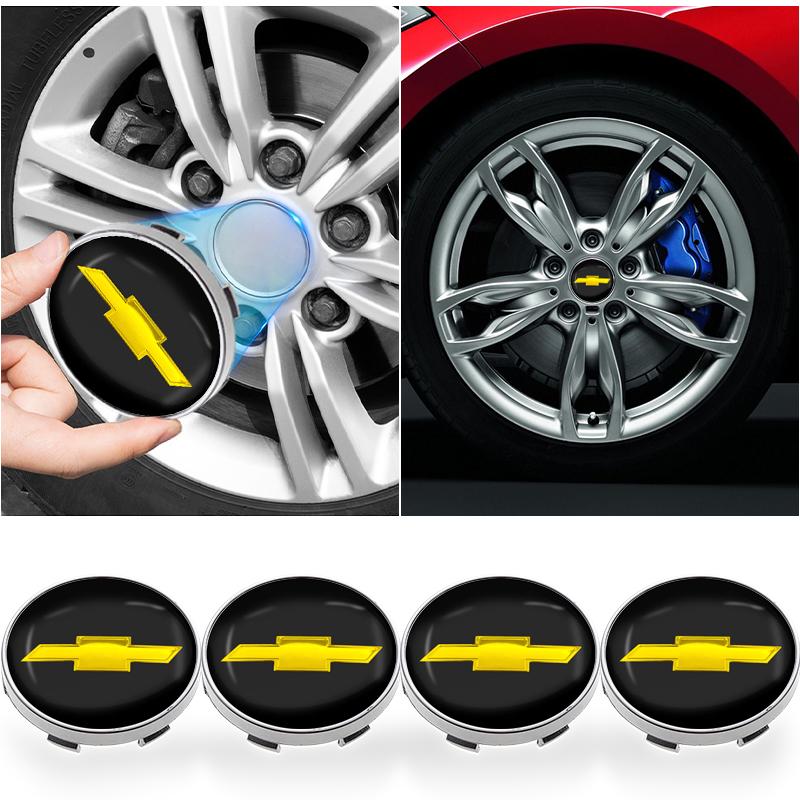 56/60 мм Защитные колпаки ступицы колеса автомобиля Аксессуары для Chevrolet Captiva Crvalier Malibu Cruze Silverado Spark