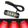 4 LED Rear Red Fog Lamp Light DC 12V 800LM For Truck Car Van Bus Cab