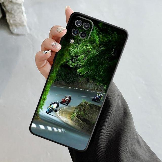 Moto Cross Motorcycle Sports Car Case For Samsung Galaxy A70 A70s A50 A30s A04s A20s A20e A02 A02s A03 A42 M31 M13 Cover Shell