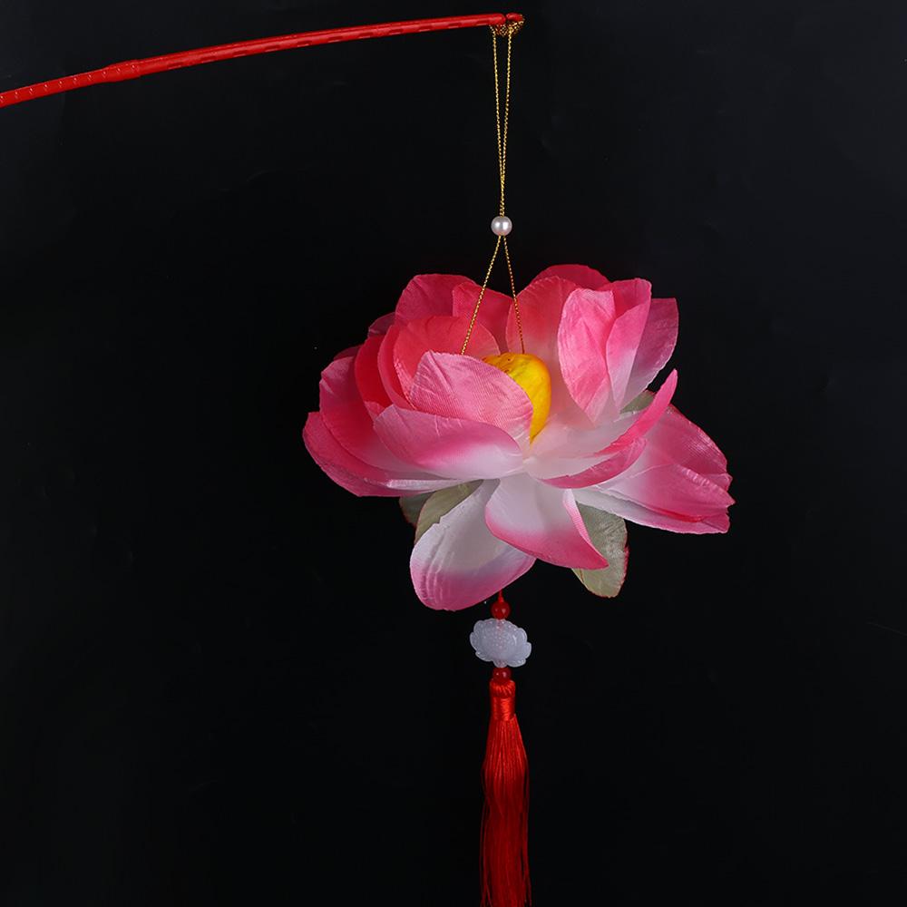 Flower Lantern Glowing Chinese Festival Lantern Lotus Light Mid-Autumn Lantern Lotus LED Lantern