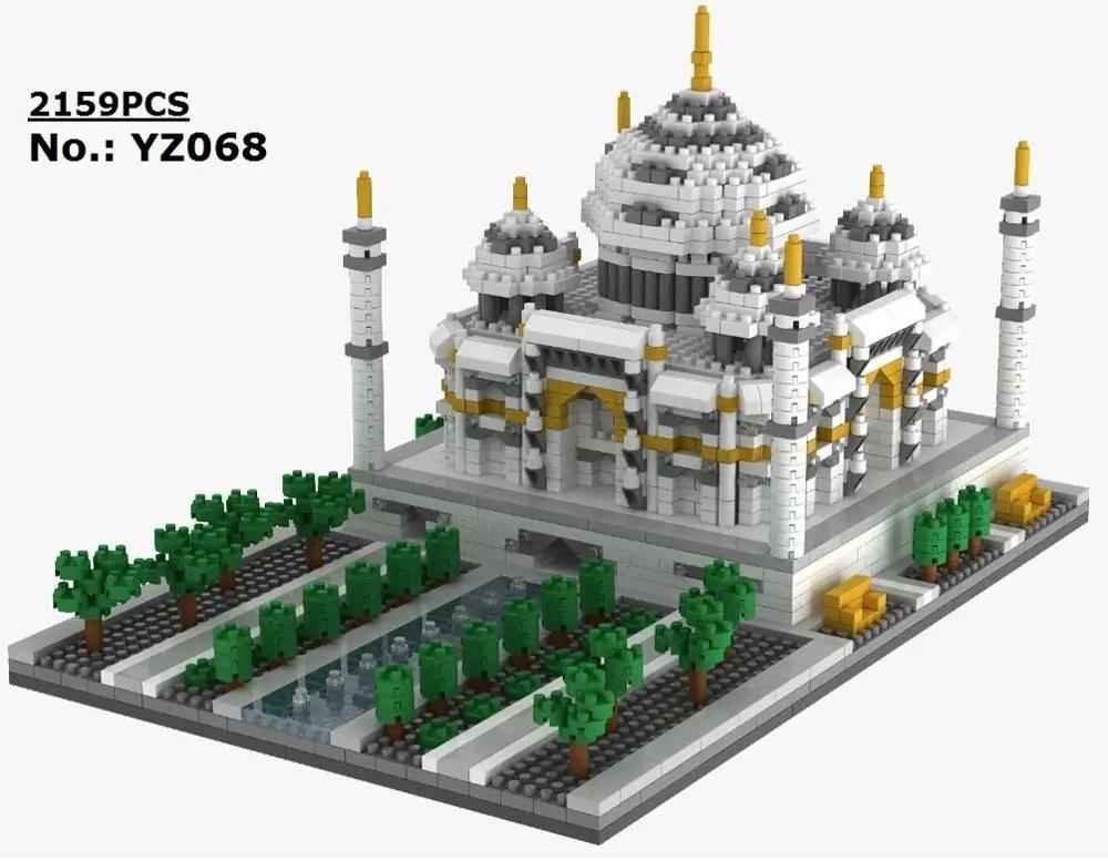 Yz Mini Blocks Architecture Pisa World Landmark Building Bricks Louvre Lovely Toys Eiffel Tower Model Castle For Children Gifts