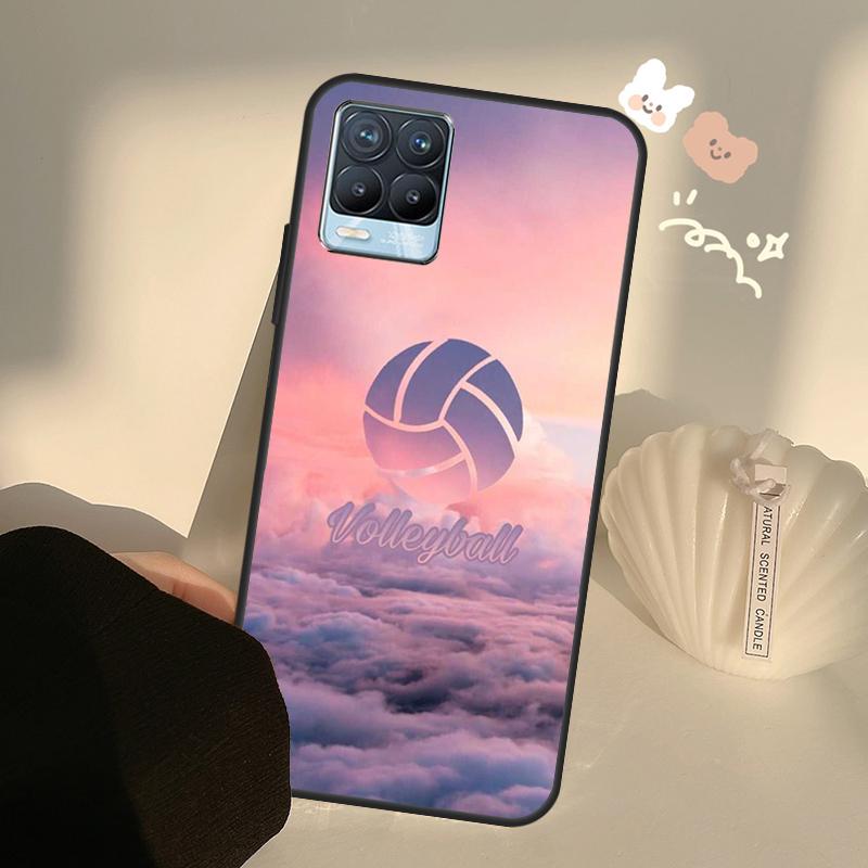 Volleyball Sport Case For Realme C63 C61 C55 C51 C53 C25 C65 C67 C71 C75 11 12 13 14 15 Pro Plus GT6 GT7 Pro