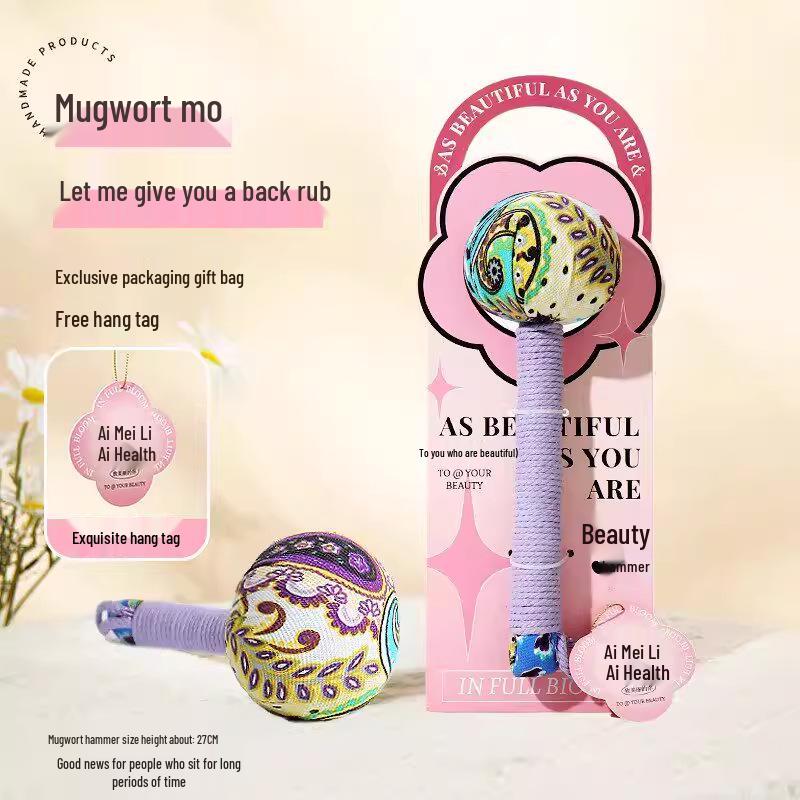2026 Year of the Horse Mugwort Hammer Gift for Girls & Elders - Practical Health & Wedding Favors for Goddess Festival Group Buys