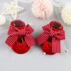 Red Heart Toddler Floor Socks Socks Headband Set Newborn Baby Girl Socks Infant Anti Slip Socks