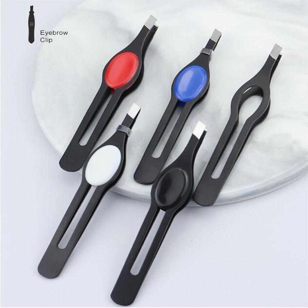 Makeup Tool Hair Beauty Removal Slanted Eye Brow Clip Eyebrow Tweezer Hairs Puller