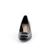 Himiko Square Buckle Chunky Heel Pumps / 643103 Black 235
