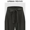 UR2026 Women's Pleated Tied Curved-Leg Pants
