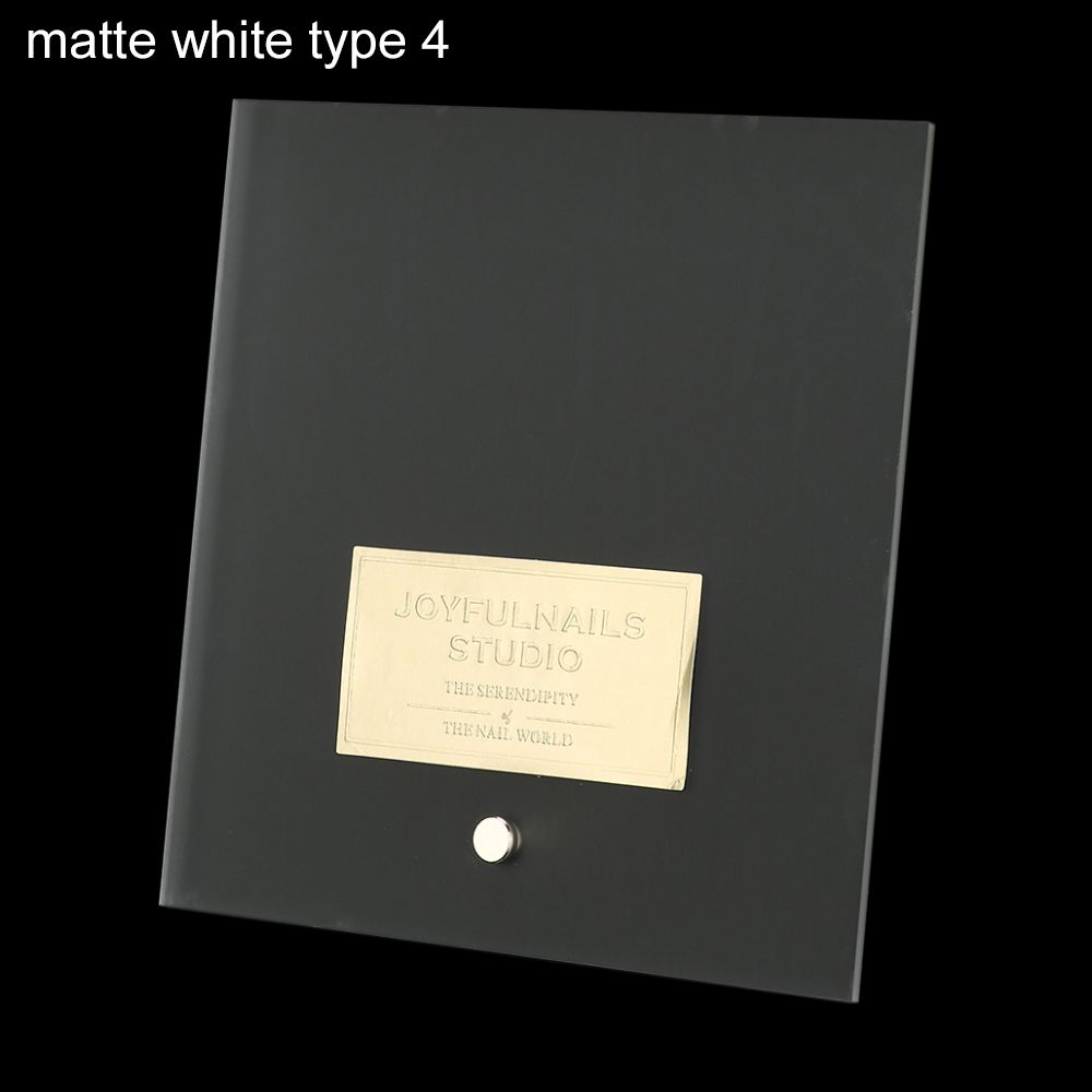 Акриловый прозрачный матовый демонстрационный стенд для накладных ногтей, держатель для дизайна ногтей, демонстрационная доска, цветная карта