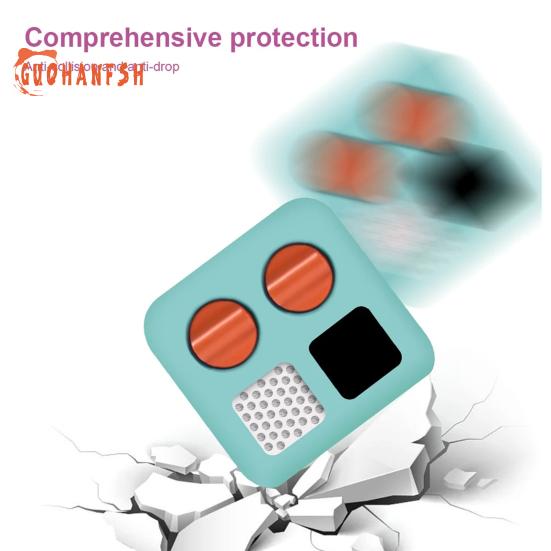 Защитный чехол для плеера, противоударный мини-детский силиконовый чехол для аудиоплеера с ремешком для защиты от потери для Yoto - защитный аксессуар