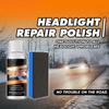 Headlight Cleaner Kit 50 ML Car Headlight Restoration With Sponge Brush Headlight Scratch Restoring Fluid Car Headlight Repair